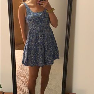 Floral blue Charlotte Russe Dress